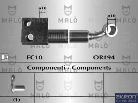 Akron Malò 80972 - T.FRE.ANT.SX CIVIC 7/TT 06->