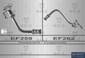 Akron Malò 8466 - T.FRENO ANT.DX TRANSIT 100 L